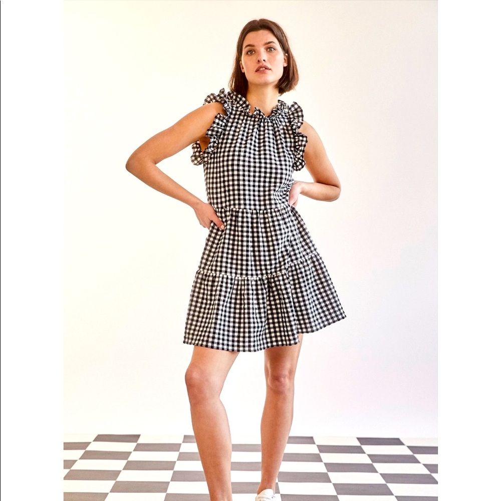 NWT Maeve/Anthropologie Ruffled Mini Dress